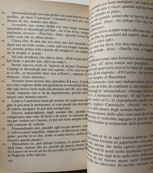 LA VITA DI CASTRUCCIO CASTRACANI E ALTRI SCRITTI. A CURA …