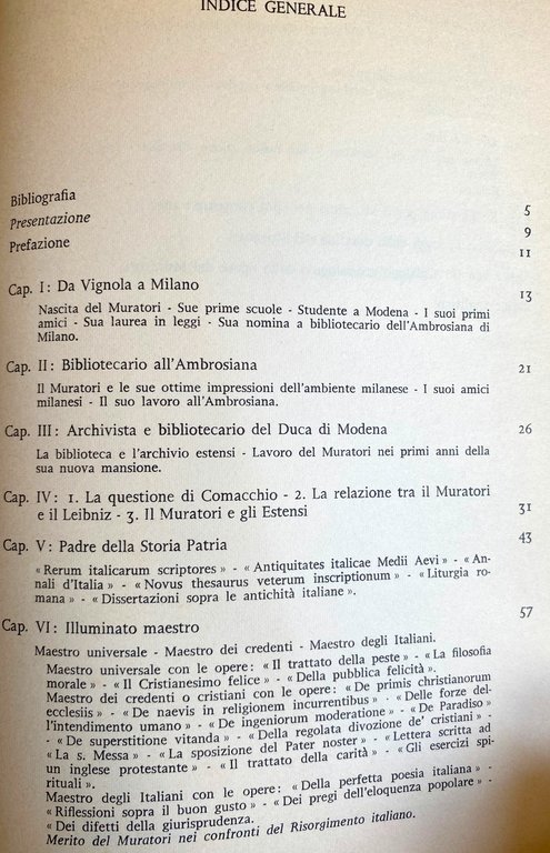 LA VITA DI LODOVICO ANTONIO MURATORI RICAVATA DAL SUO EPISTOLARIO …
