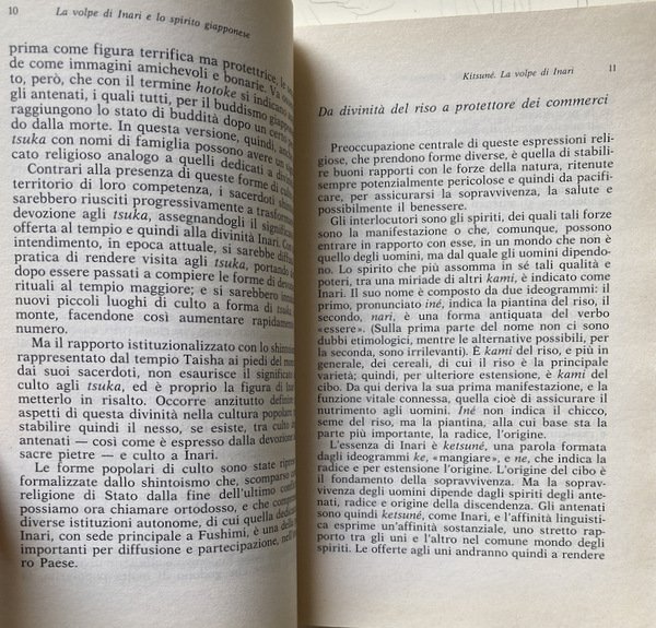 LA VOLPE DI INARI E LO SPIRITO GIAPPONESE