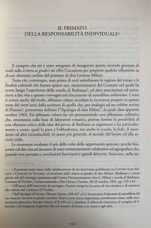 LASSÙ A BARBIANA IERI E OGGI. STUDI, INTERVENTI, TESTIMONIANZE SU … | Immagine Gallery 16