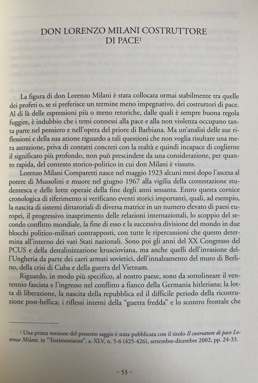 LASSÙ A BARBIANA IERI E OGGI. STUDI, INTERVENTI, TESTIMONIANZE SU … | Immagine Gallery 17