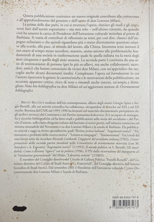 LASSÙ A BARBIANA IERI E OGGI. STUDI, INTERVENTI, TESTIMONIANZE SU … | Immagine Gallery 5