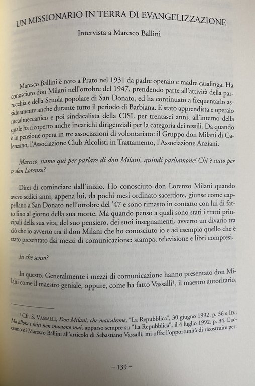 LASSÙ A BARBIANA IERI E OGGI. STUDI, INTERVENTI, TESTIMONIANZE SU … | Immagine Gallery 23