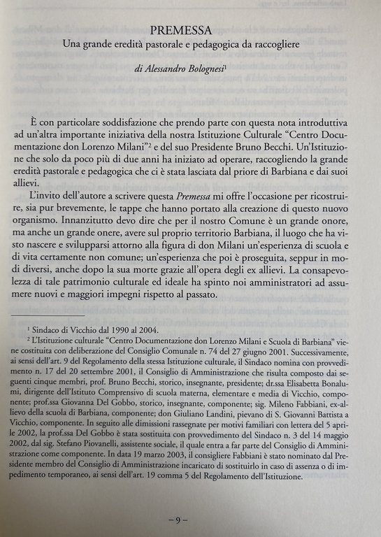 LASSÙ A BARBIANA IERI E OGGI. STUDI, INTERVENTI, TESTIMONIANZE SU … | Immagine Gallery 9