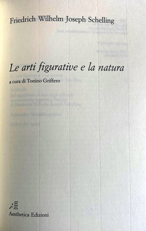 LE ARTI FIGURATIVE E LA NATURA