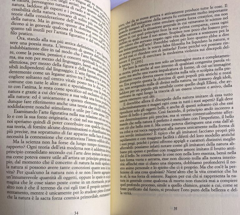 LE ARTI FIGURATIVE E LA NATURA