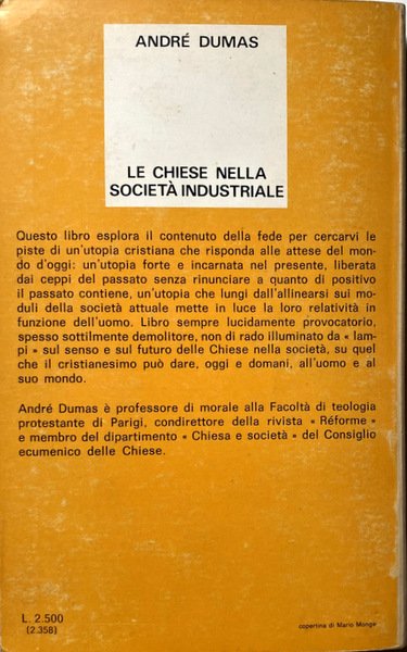 LE CHIESE NELLA SOCIETÀ INDUSTRIALE: PROSPETTIVA E PROFEZIA