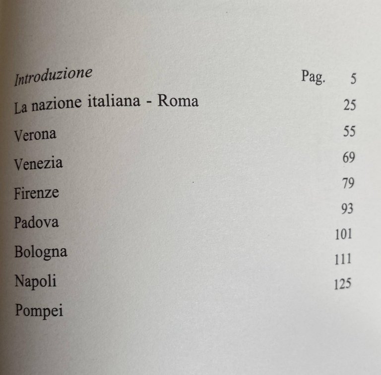 LE CITTÀ ITALIANE.