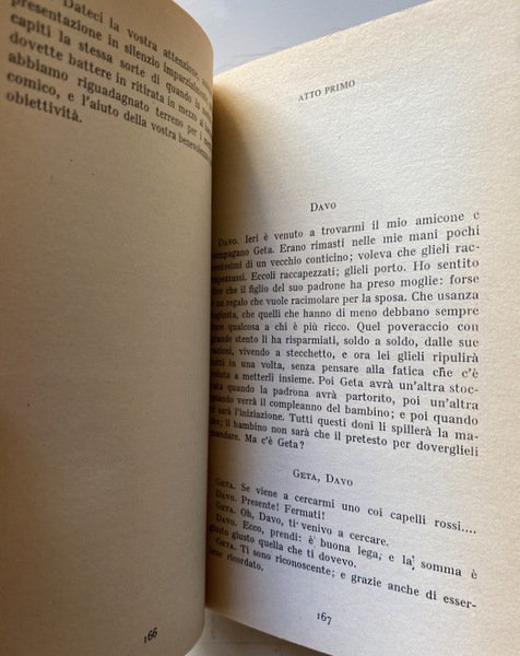 LE COMMEDIE: L'ANDRIA (LA RAGAZZA DI ANDRO), IL CONDANNATO VOLONTARIO, …