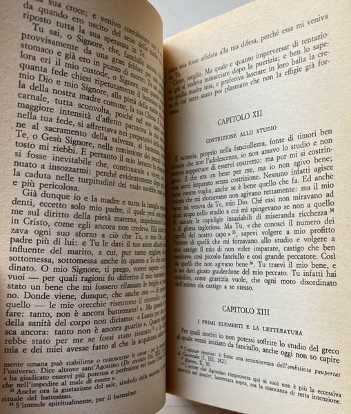 LE CONFESSIONI. (INTRODUZIONE DI CHRISTINE MOHRMANN, TRADUZIONE DI CARLO VITALI)