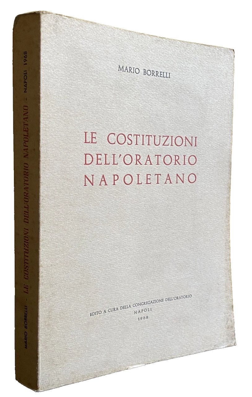 LE COSTITUZIONI DELL'ORATORIO NAPOLETANO