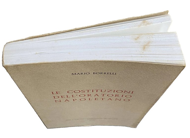 LE COSTITUZIONI DELL'ORATORIO NAPOLETANO