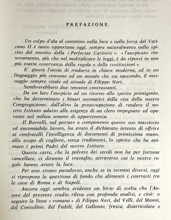 LE COSTITUZIONI DELL'ORATORIO NAPOLETANO