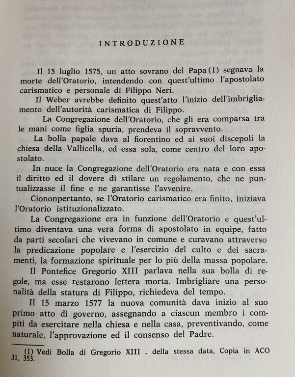 LE COSTITUZIONI DELL'ORATORIO NAPOLETANO