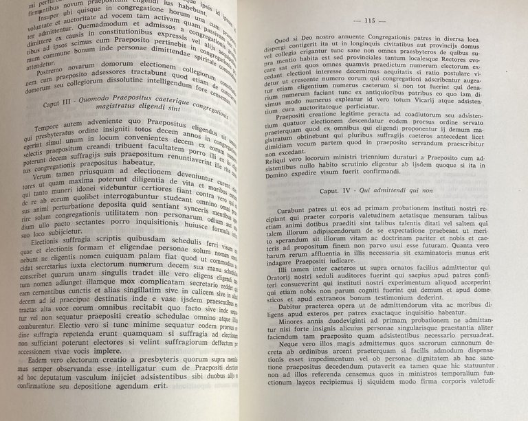 LE COSTITUZIONI DELL'ORATORIO NAPOLETANO