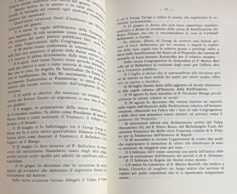 LE COSTITUZIONI DELL'ORATORIO NAPOLETANO