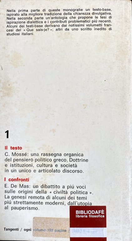 LE DOTTRINE POLITICHE IN GRECIA