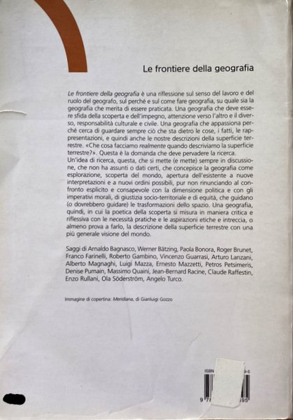 LE FRONTIERE DELLA GEOGRAFIA. TESTI, DIALOGHI E RACCONTI PER GIUSEPPE …