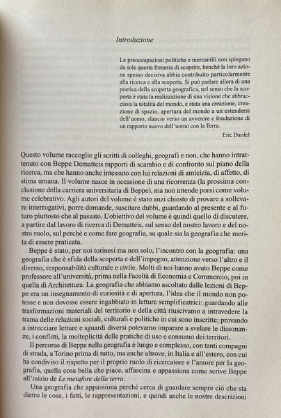 LE FRONTIERE DELLA GEOGRAFIA. TESTI, DIALOGHI E RACCONTI PER GIUSEPPE …