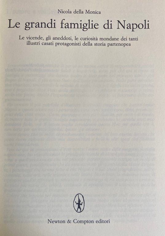 LE GRANDI FAMIGLIE DI NAPOLI. LE VICENDE, GLI ANEDDOTI, LE …