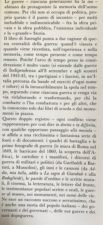 LE GUERRE DEGLI ITALIANI. PAROLE, IMMAGINI, RICORDI 1848-1945