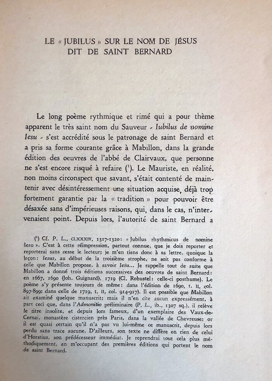 LE JUBILUS DIT DE SAINT BERNARD (ÉTUDE AVEC TEXTES) | Immagine Gallery 9