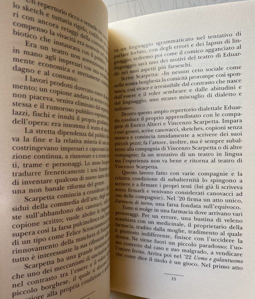 LE LACRIME DI FILUMENA. QUATTRO LEZIONI SU EDUARDO