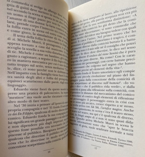 LE LACRIME DI FILUMENA. QUATTRO LEZIONI SU EDUARDO