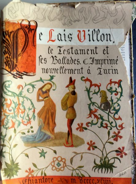 LE LAIS, LE TESTAMENT ET LES BALLADES. TESTO ORIGINALE. COMMENTO …