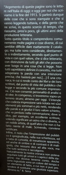 LE LETTERE. A CURA DI ANTONIO PALERMO