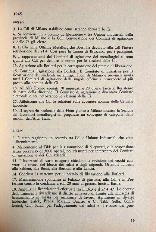 LE LOTTE DEI METALMECCANICI MILANESI. CRONOLOGIA DAL 1945 AL 1979 | Immagine Gallery 10