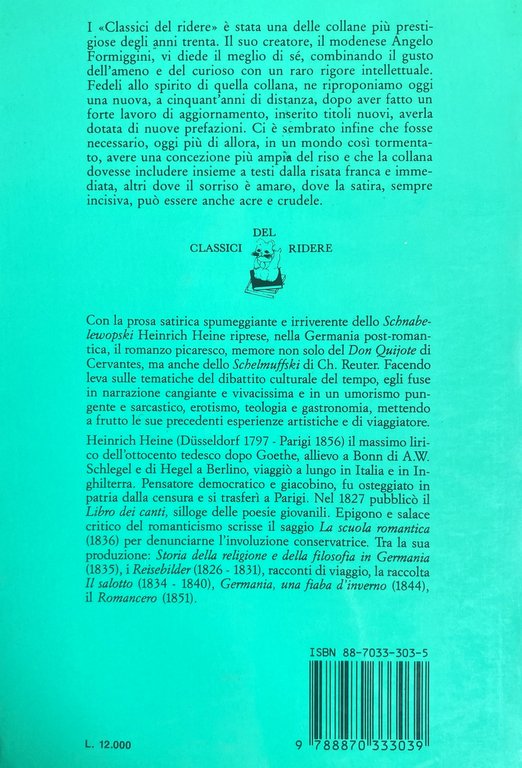 LE MEMORIE DI SCHNABELEWOPSKI. CON UN SAGGIO DI MANFRED WINDFUHR