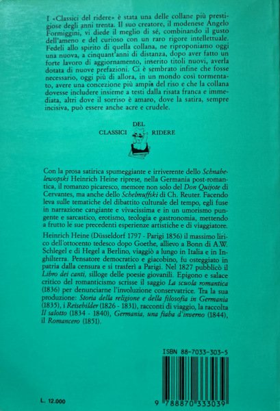 LE MEMORIE DI SCHNABELEWOPSKI. CON UN SAGGIO DI MANFRED WINDFUHR