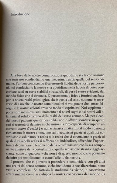 LE NUOVE REALTÀ. PERCEZIONE E PSICANALISI