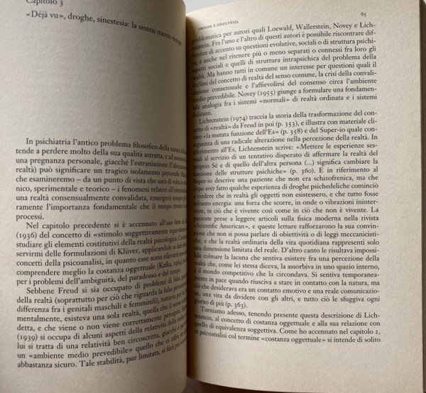 LE NUOVE REALTÀ. PERCEZIONE E PSICANALISI