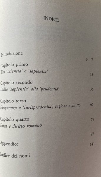 LE ORATIONES DI G. (GIAN-VINCENZO) GRAVINA SCIENZA, SAPIENZA E DIRITTO