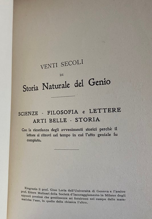 LE ORIGINI DEL GENIO: CHE COS'E IL GENIO. CON CINQUE …