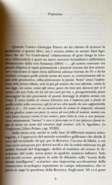 LE PAROLE NON BASTANO: UN MODELLO ORIGINALE DI RETORICA MODERNA …
