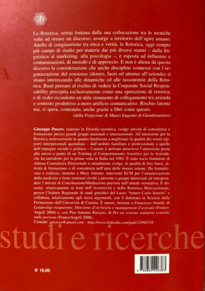 LE PAROLE NON BASTANO: UN MODELLO ORIGINALE DI RETORICA MODERNA …