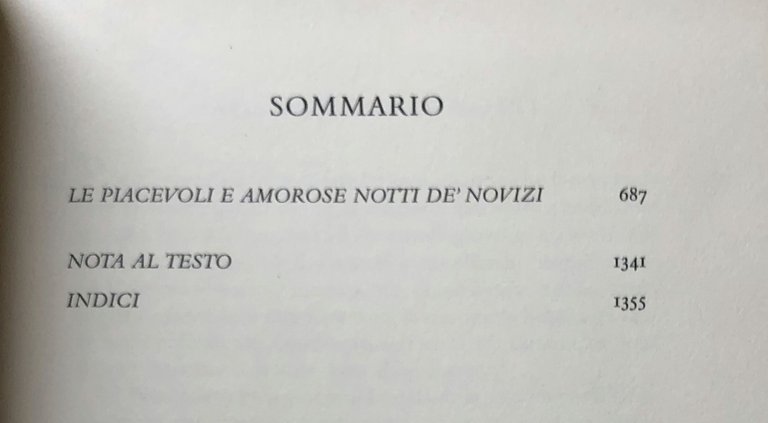 LE PIACEVOLI E AMOROSE NOTTI DEI NOVIZI. A CURA DI …