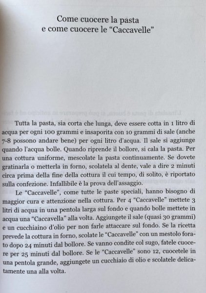 LE RICETTE DI DONNA ISABELLA