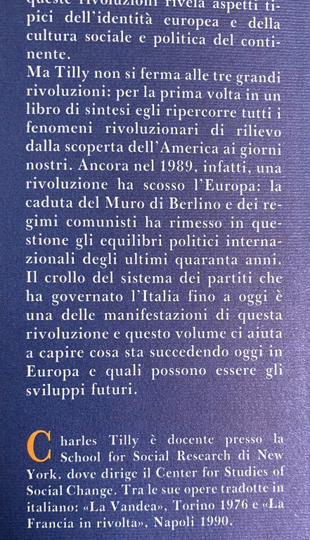 LE RIVOLUZIONI EUROPEE 1492-1992