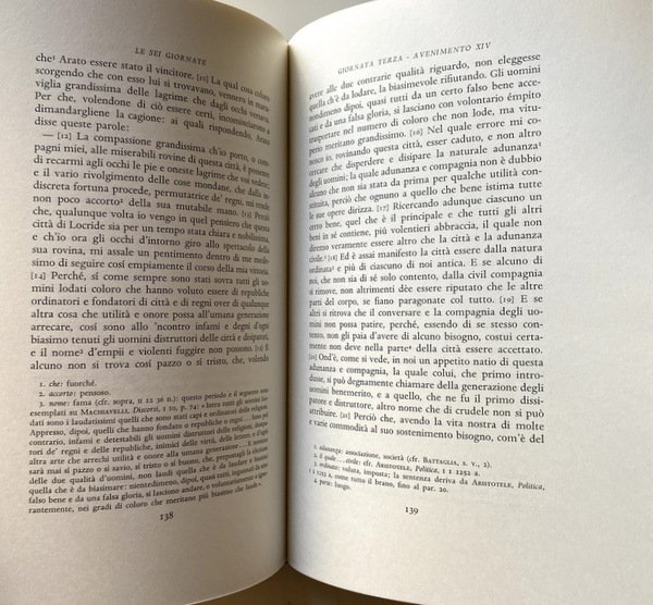 LE SEI GIORNATE. A CURA DI RENZO BRAGANTINI