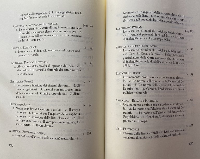 LE TECNICHE DELLA RAPPRESENTANZA. CINQUANT'ANNI DI RICERCHE SUL DIRITTO ELETTORALE …