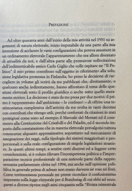 LE TECNICHE DELLA RAPPRESENTANZA. CINQUANT'ANNI DI RICERCHE SUL DIRITTO ELETTORALE …