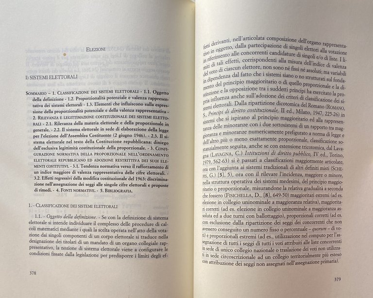 LE TECNICHE DELLA RAPPRESENTANZA. CINQUANT'ANNI DI RICERCHE SUL DIRITTO ELETTORALE …