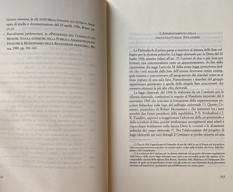 LE TECNICHE DELLA RAPPRESENTANZA. CINQUANT'ANNI DI RICERCHE SUL DIRITTO ELETTORALE …