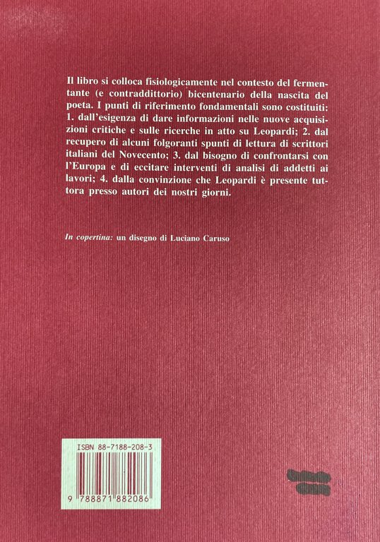 LEOPARDI, ALTRE TRACCE.