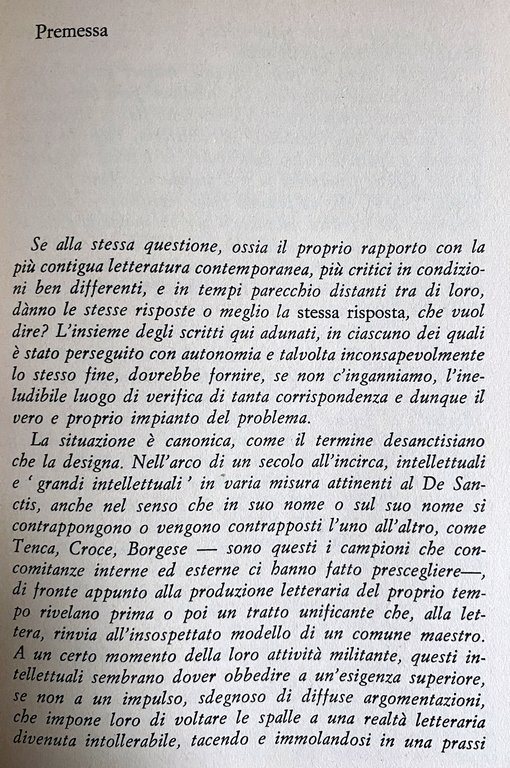 LETTERATURA E CONTEMPORANEITÀ