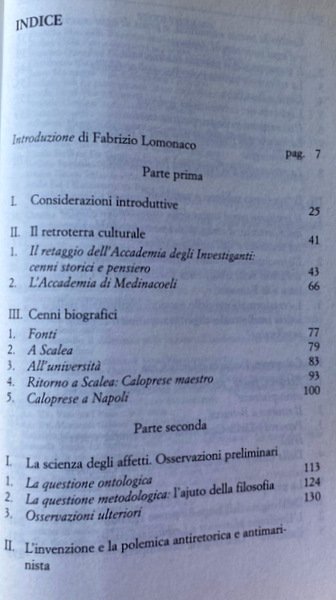 LETTERATURA E SCIENZA. GREGORIO CALOPRESE TEORICO E CRITICO DELLA LETTERATURA